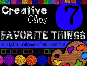 Preview of FREEBIE! My Favorite Things #7 {Creative Clips Digital Clipart}