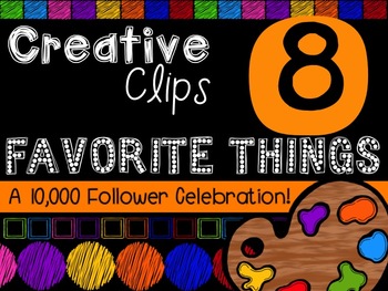 Preview of FREEBIE! My Favorite Things #8 {Creative Clips Digital Clipart}