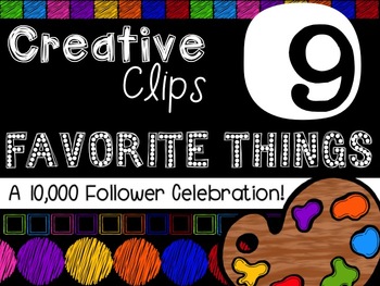 Preview of FREEBIE! My Favorite Things #9 {Creative Clips Digital Clipart}