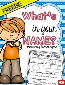 Preview of FREEBIE: Name Activity Printable- 3 versions