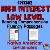 FREEBIE Native American High Interest Low Level Reading Co