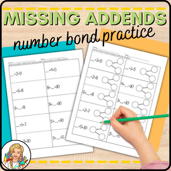 number bonds missing numbers singapore math by mrs