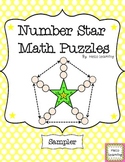 Number Star Math Puzzles Sampler- Free!