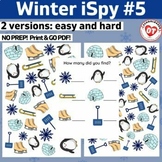 FREEBIE: OT winter ispy: #5 winter themed search, find and