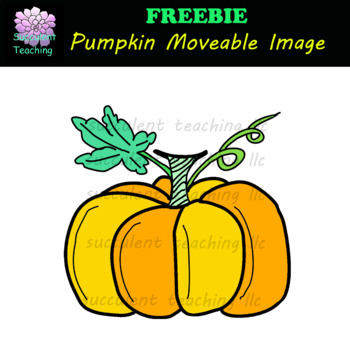 Preview of FREEBIE Orange Pumpkin Moveable Image