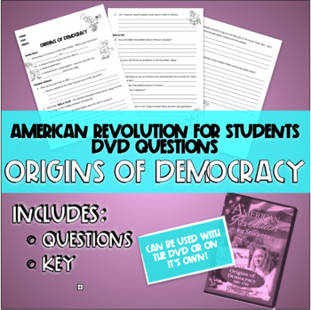 Preview of FREEBIE- Origins of Democracy