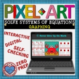 FREEBIE PIXEL ART: Solve System of Equations by Graphing D
