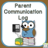 FREEBIE Parent Communication Log