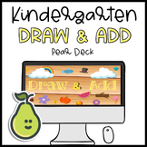 FREEBIE! Pear Deck™ Kindergarten Math Draw and Add Distanc