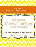 STAAR Math Review Task Cards-Math 4th GradeTEKS