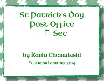 Preview of {FREEBIE} Post Office - St Patrick's Day Theme Quarter and Eighth Note Set