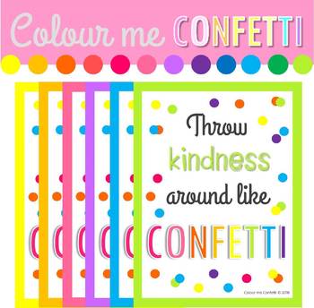 confetti Throw | TPT kindness like