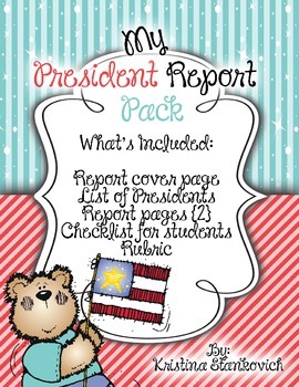 Preview of President Report *Freebie*