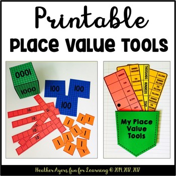 Preview of Printable Place Value Tools