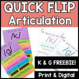 FREEBIE Quick Flip Articulation - Flipbook /k and g/ - Evi