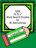 {FREEBIE} "R, S, L" Word Search Puzzles for St. Patrick's Day