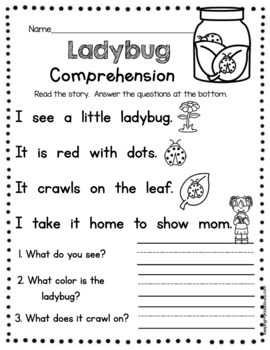Freebie Reading And Writing In Kindergarten - Literacy Center - Worksheets - Ela