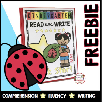 Preview of FREEBIE Reading and Writing in Kindergarten - Literacy Center - Worksheets - ELA