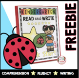 FREEBIE Reading and Writing in Kindergarten - Literacy Cen