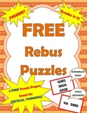 FREEBIE: Rebus Puzzles for Critical Thinking