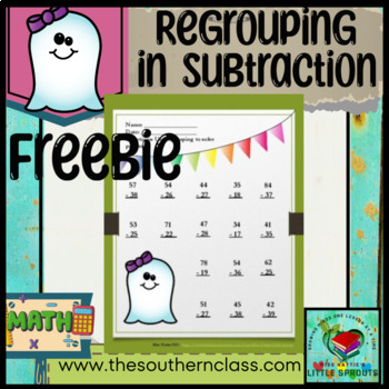 Preview of FREEBIE Regrouping in Subtraction - Borrowing
