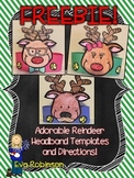 FREEBIE-- Reindeer Headband Templates!