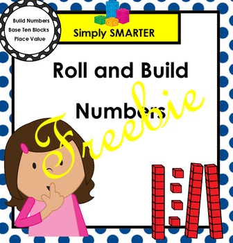 Preview of FREEBIE:  SMARTBOARD Roll and Build Numbers