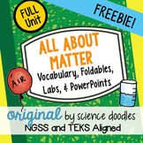 FREEBIE! K-1 All About MATTER Unit by Science Doodles