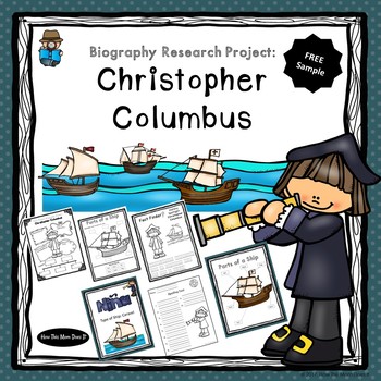 Preview of FREEBIE - Sample from Christopher Columbus Research Project
