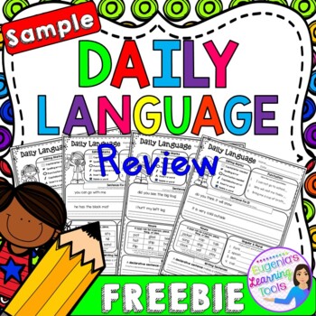 Preview of FREEBIE Sample of Daily Language Review - Grammar Practice