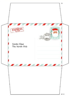FREEBIE Santa letter template by Christinafreeprints | TPT