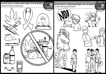Download FREEBIE- Say NO! to Drugs! Clip-Art and Picture Pages Combo! by Illumismart