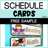 Classroom Schedule Cards FREEBIE