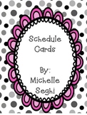 FREEBIE Schedule Cards - Polka Dots