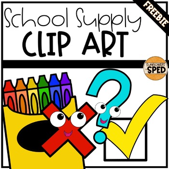 school supply list clip art