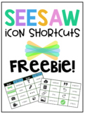 FREEBIE Seesaw Icon Shortcuts for Distance Learning