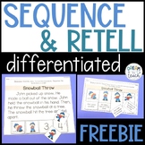 FREEBIE - Sequence & Retell - Differentiated Reading Passage