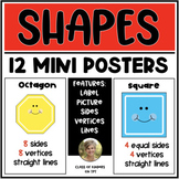 FREEBIE! Shapes (Mini Posters) for the Primary Classroom