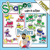 FREEBIE: Shapes poster (PNG/ A3)