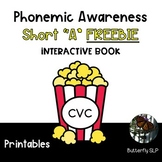 FREEBIE Short A Phonics Phonemic Awareness CVC Popcorn Int