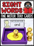 FREEBIE Sight Word Fine Motor Cards - Stamp a Sight Word