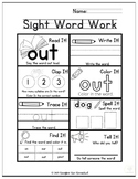 FREEBIE- Sight Word: OUT