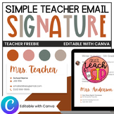 FREEBIE | Simple Teacher Email Signature