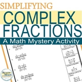 FREEBIE Simplifying Complex Fractions SELF-CHECKING NO-PRE