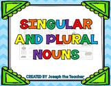 FREEBIE Singular and Plural Nouns Exercises/Worksheets