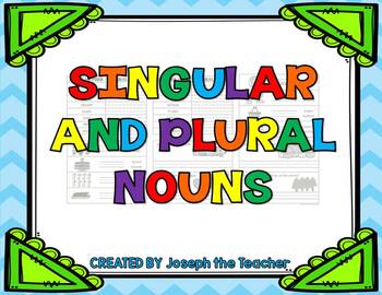Preview of FREEBIE Singular and Plural Nouns Exercises/Worksheets