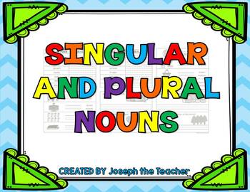 freebie singular and plural nouns exercises worksheets by joseph the teacher