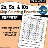 FREEBIE! Skip Counting by 2s, 5s, & 10s on a Hundreds Chart