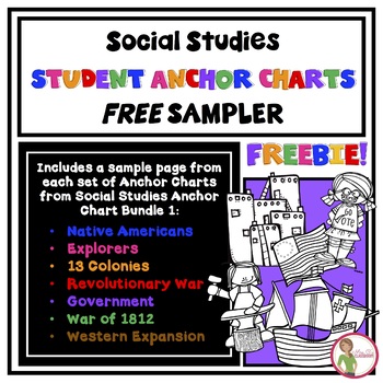 Preview of FREEBIE - Social Studies - Student ANCHOR CHARTS SAMPLER