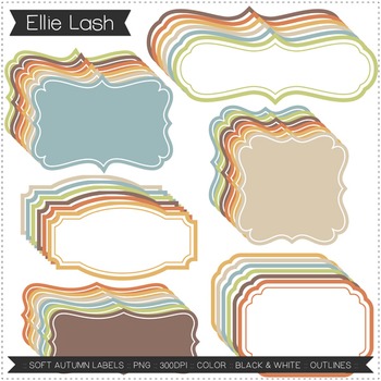 FREEBIE Soft Autumn Labels by Ellie Lash | Teachers Pay Teachers
